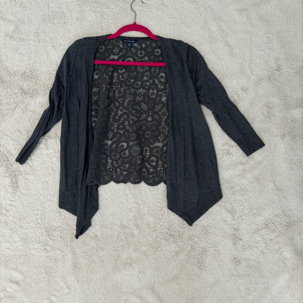 American Eagle Grey Cardigan